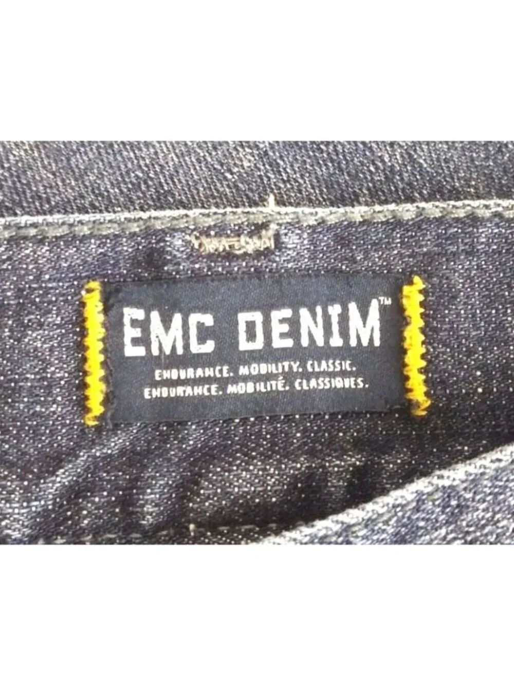 Silver Eddie Men's Distressed Whiskered Bootcut Jeans Size 33x32